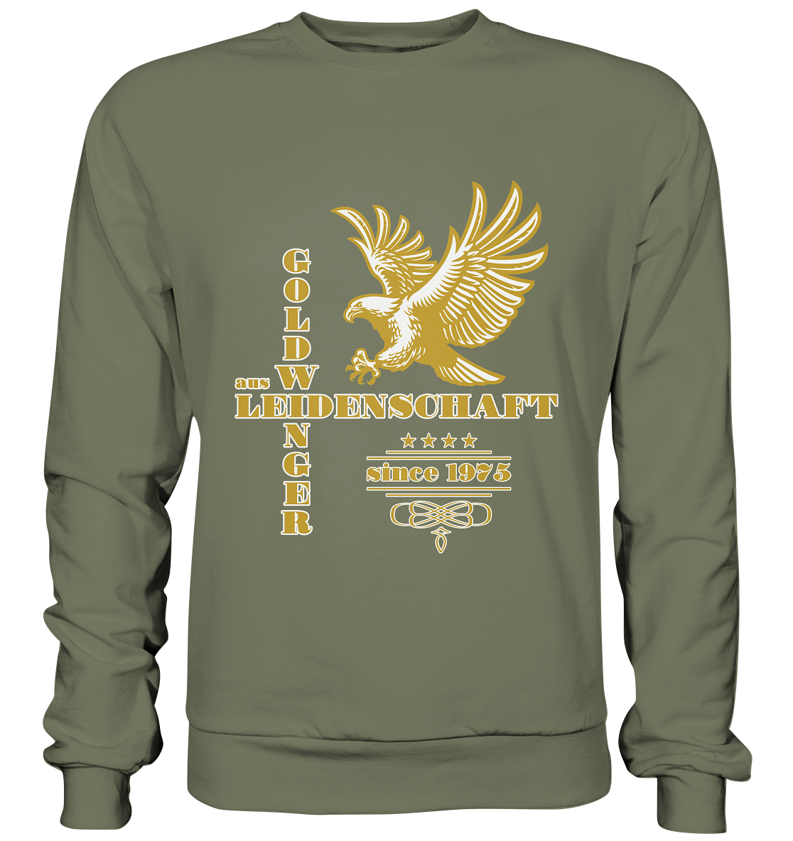 Goldwinger aus Leidenschaft seit 1975 - Premium Sweatshirt
