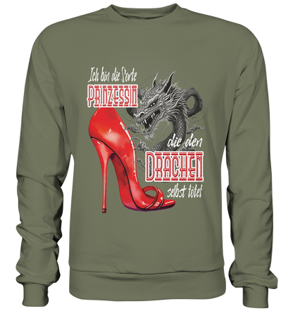 Prinzessin - die den Drachen tötet High Heel - Premium Sweatshirt