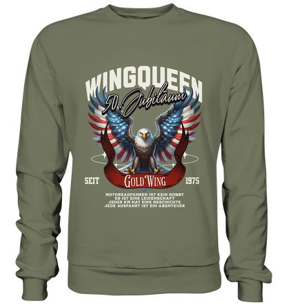 Goldwing Wing Queen 50 Jubiläum 1975 DE - Premium Sweatshirt