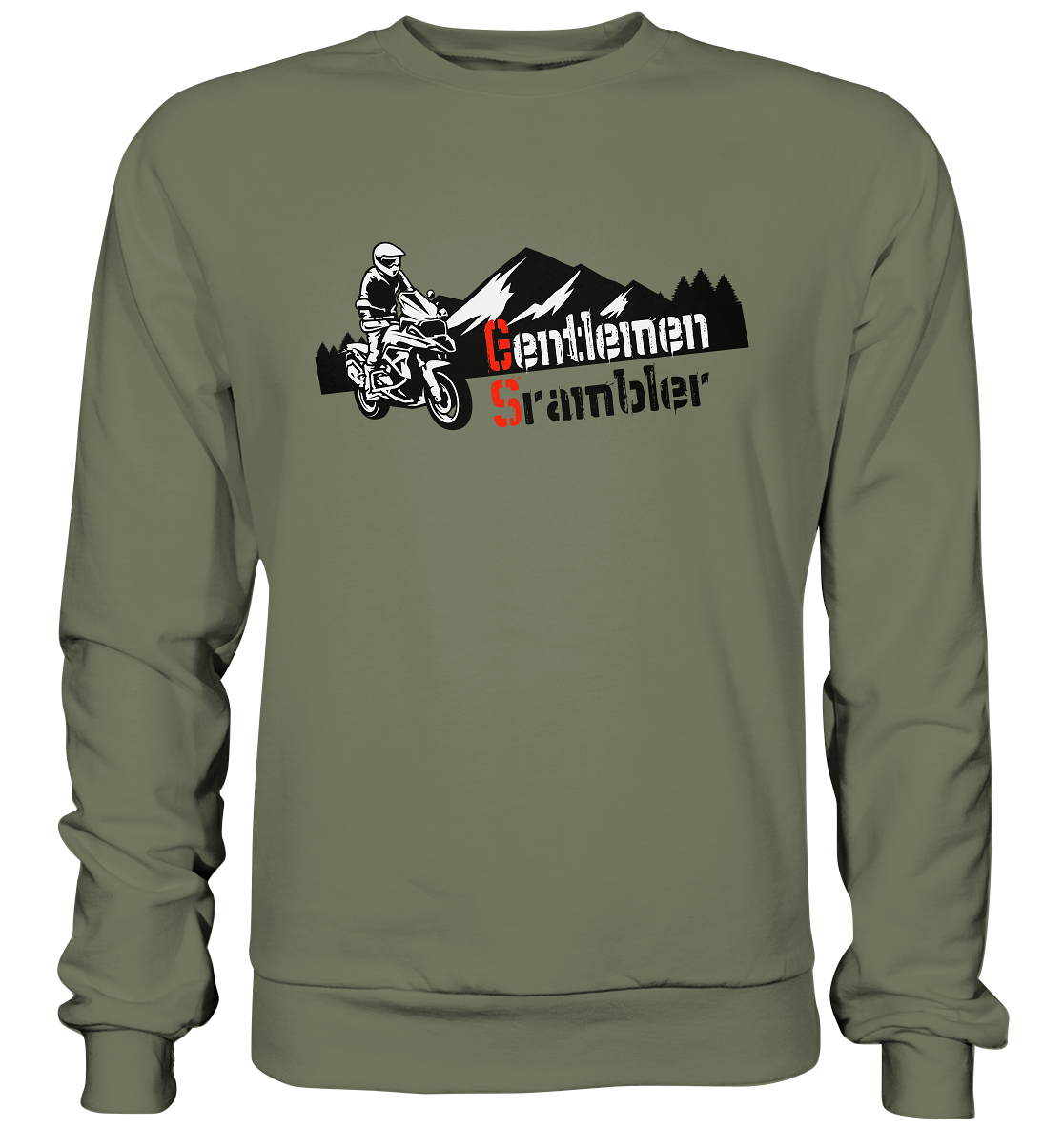 Gentlemen Scrambler - Abenteuer Biker - Premium Sweatshirt