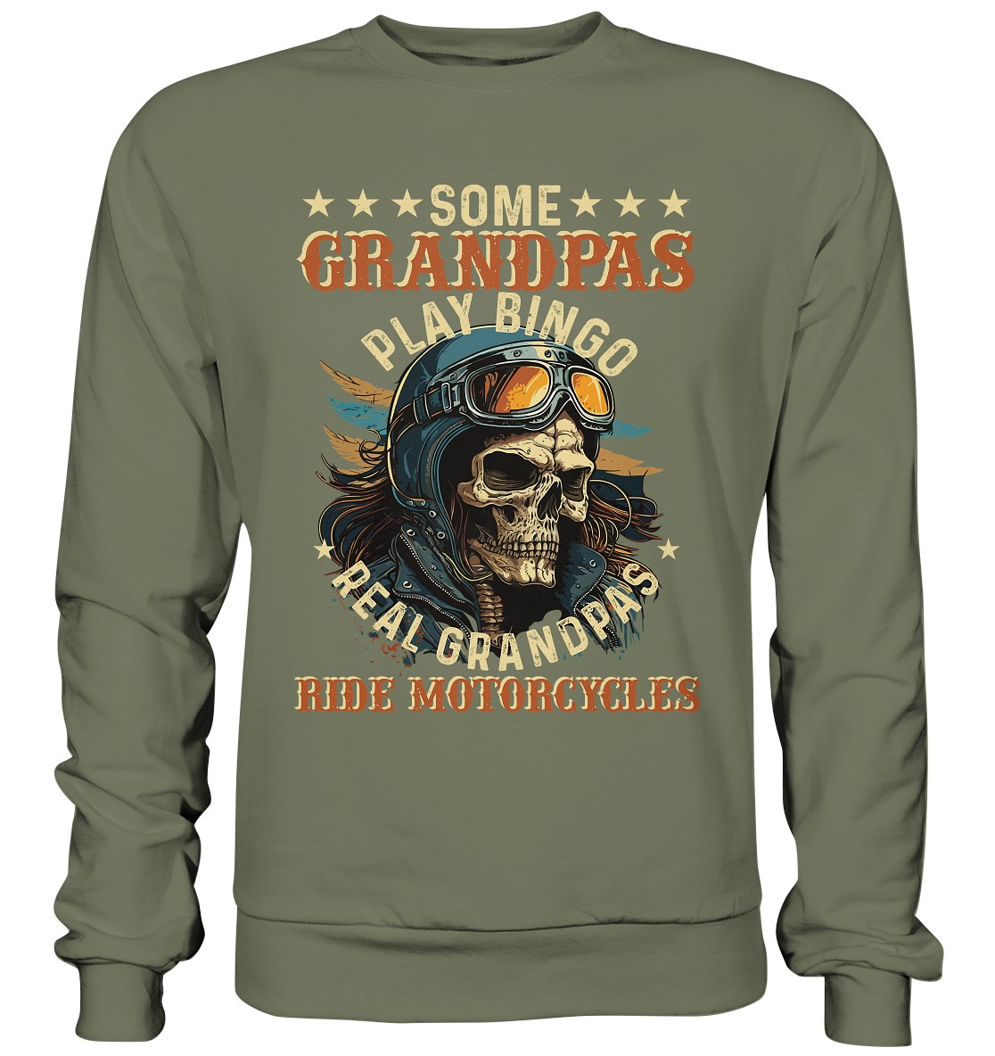 Echte Opas fahren Motorrad - Premium Sweatshirt