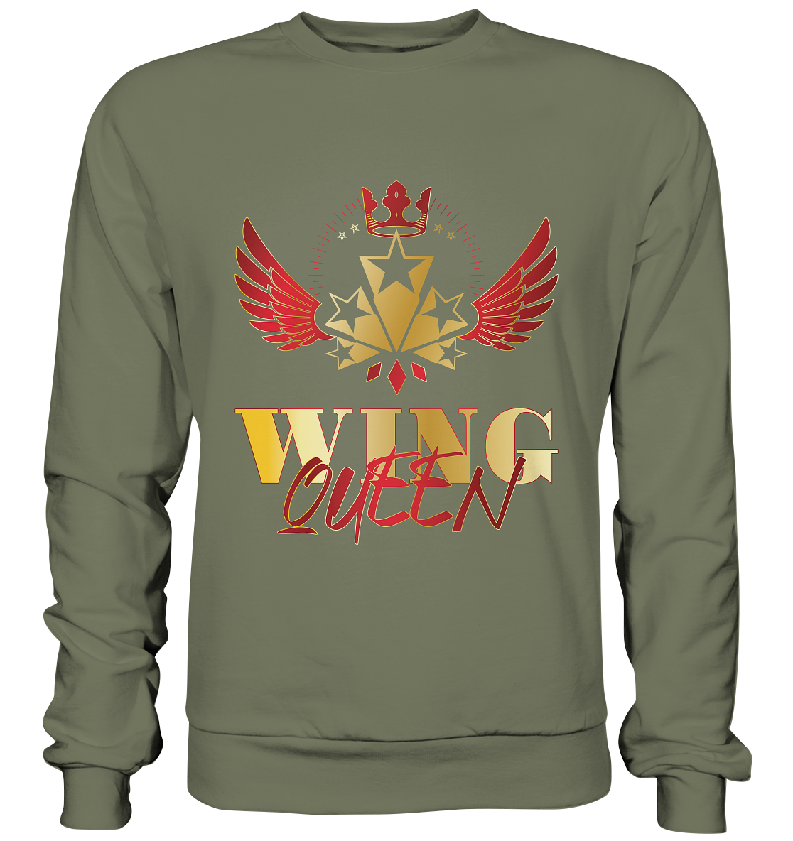 Goldwing - Wing Queen rot/gold - Premium Sweatshirt