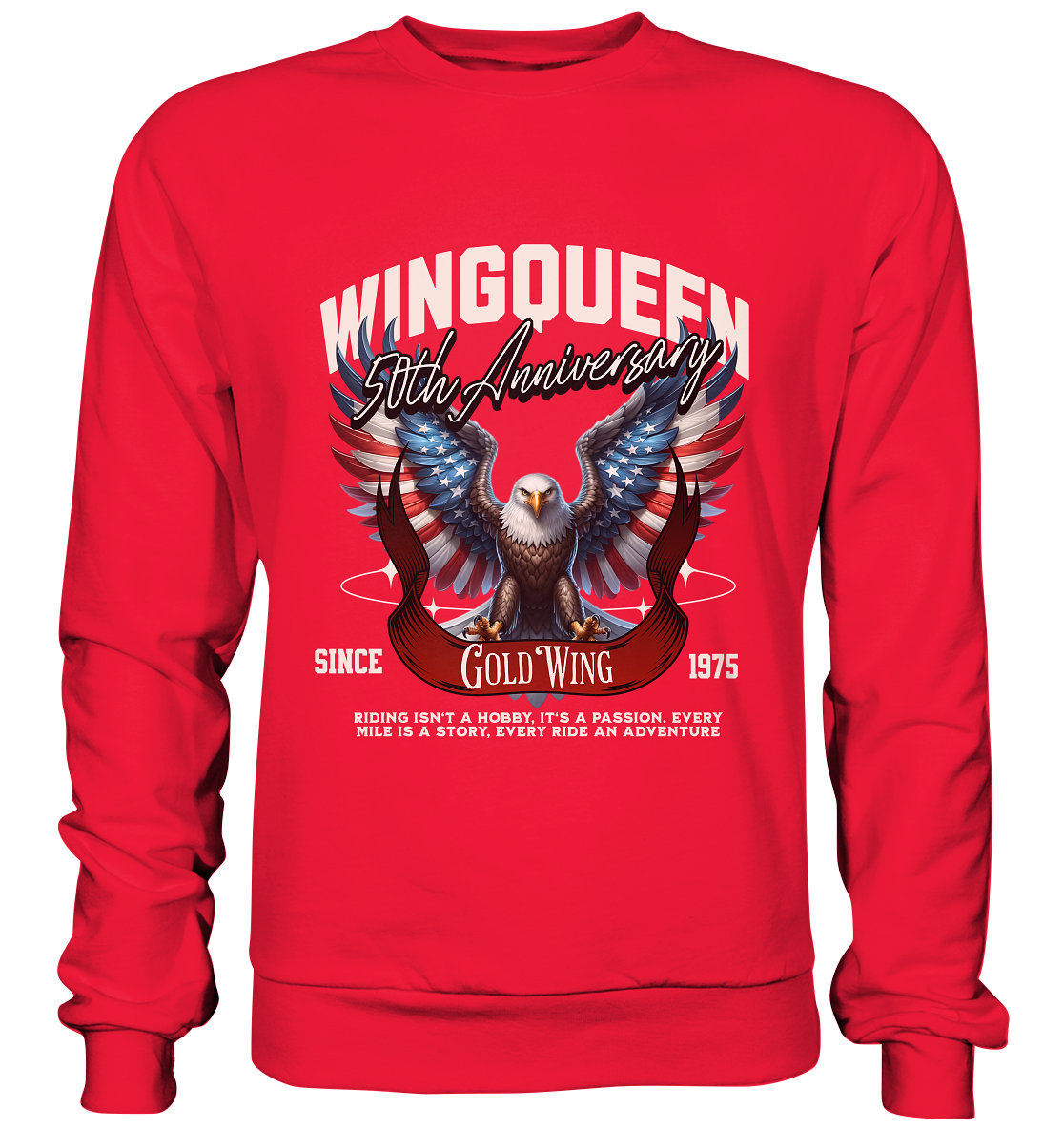 Goldwing Wing Queen 50 Jubiläum 1975 - Premium Sweatshirt