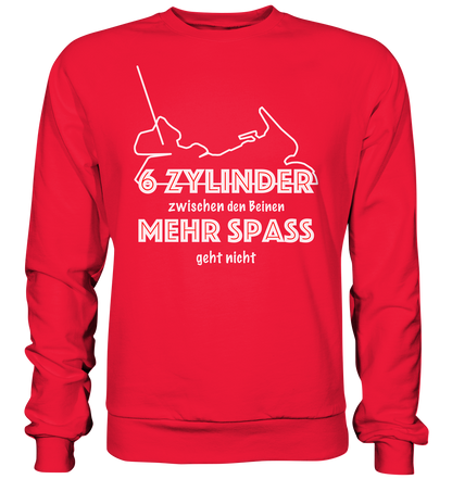 Goldwinger Spruch - 6 Zylinder - Premium Sweatshirt