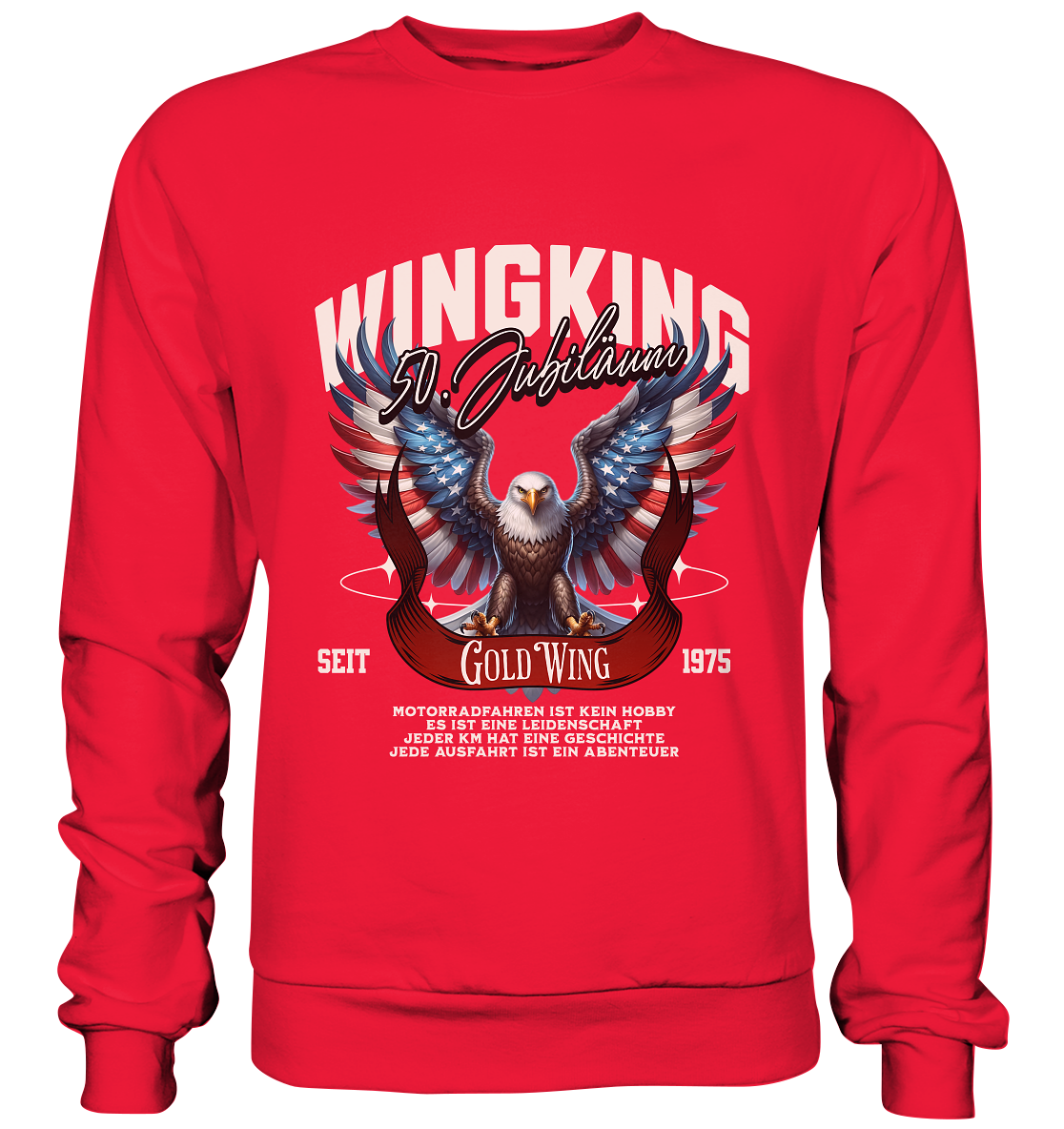 Goldwing Wing King 50 Jubiläum 1975 - Premium Sweatshirt
