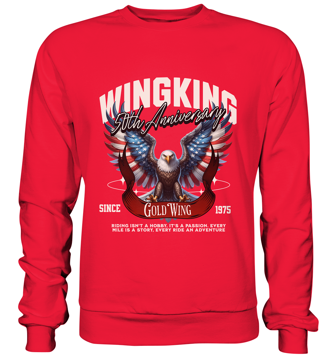 Goldwing Wing King 50 Jubiläum 1975 - Premium Sweatshirt