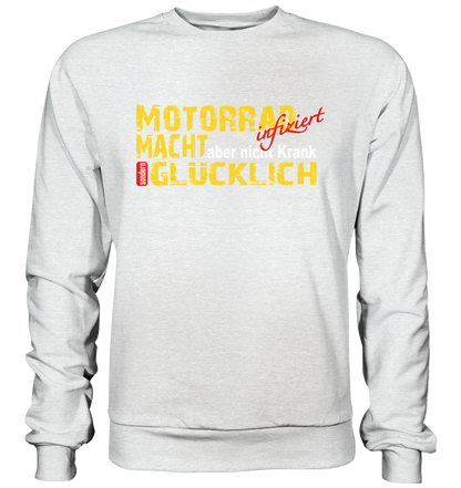 Motorrad macht Glücklich  - Premium Sweatshirt