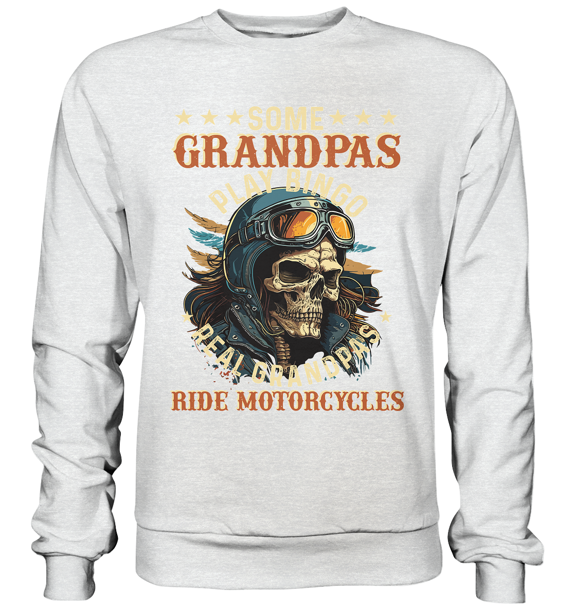 Echte Opas fahren Motorrad - Premium Sweatshirt