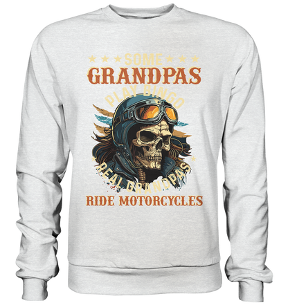 Echte Opas fahren Motorrad - Premium Sweatshirt