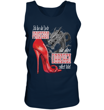 Prinzessin - die den Drachen tötet High Heel - Herrn Tank-Top
