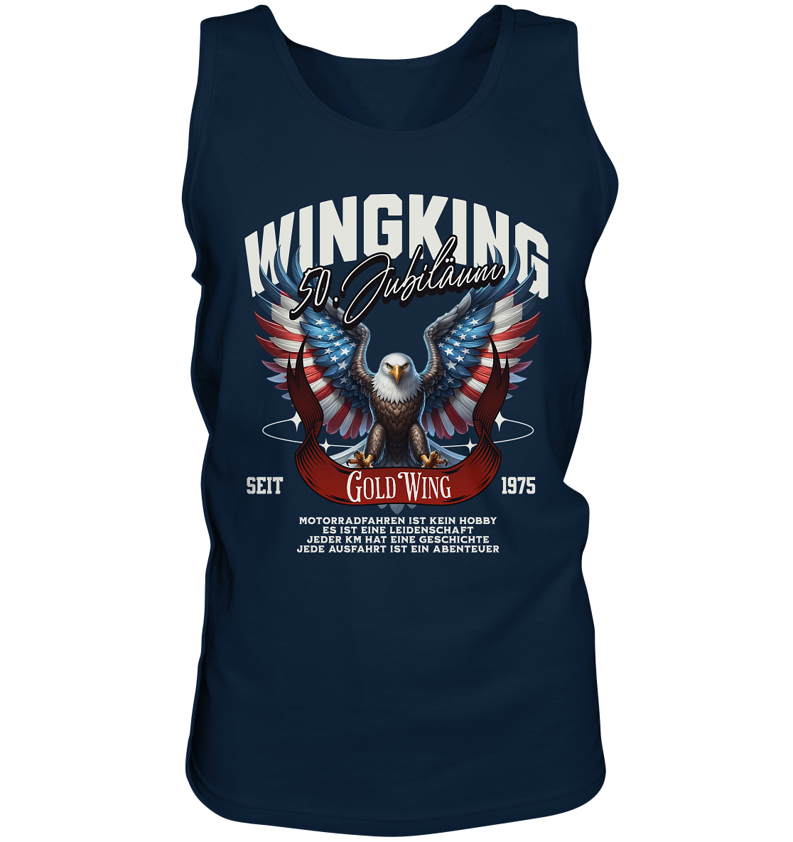 Goldwing Wing King 50 Jubiläum 1975 - Tank-Top