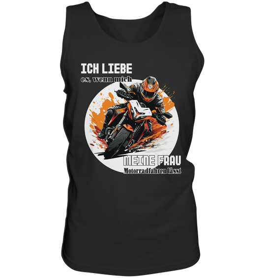 Ich liebe meine Frau - lustiger Biker Spruch  - Herrn Tank-Top
