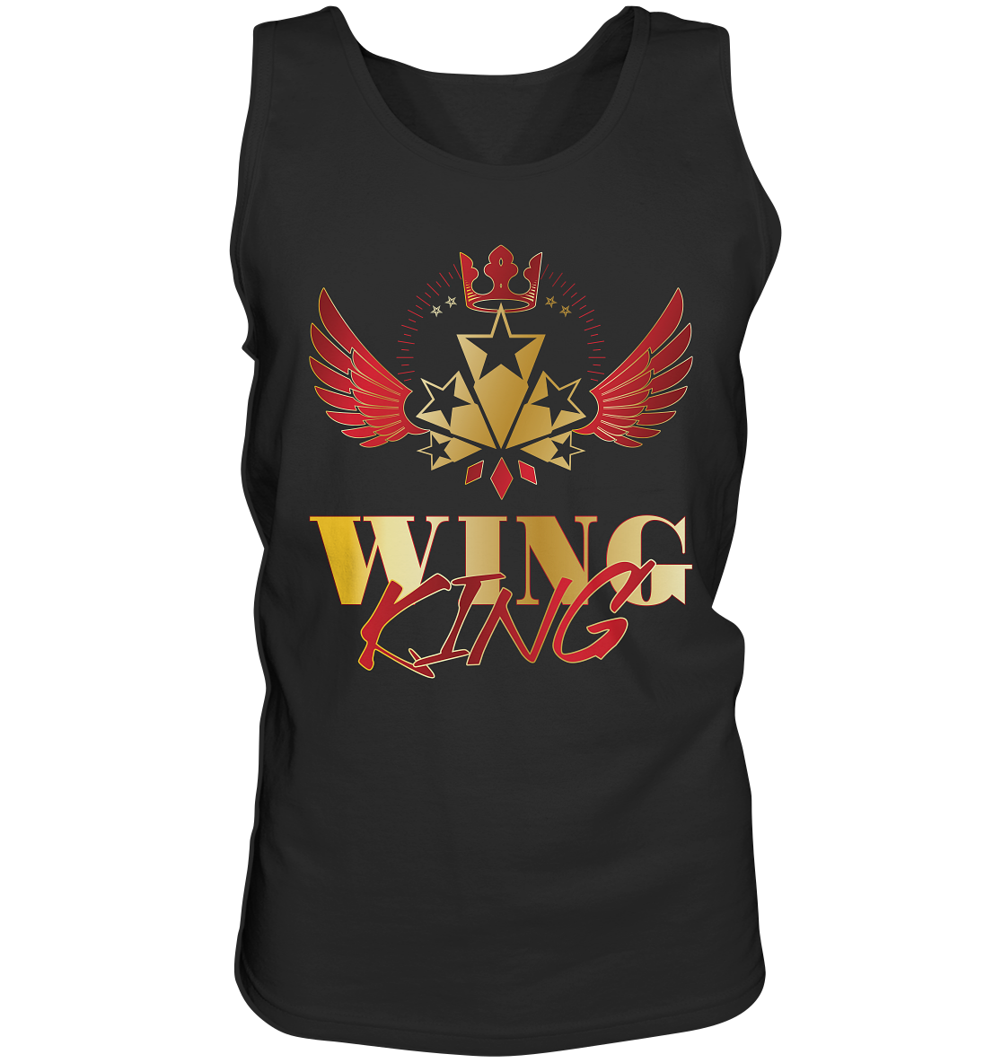Goldwing - Wing King rot/gold - Herrn Tank-Top