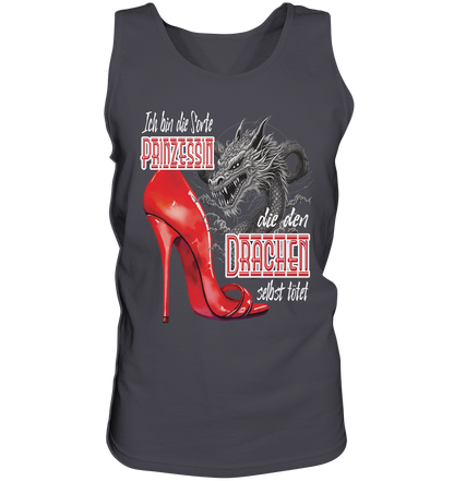 Prinzessin - die den Drachen tötet High Heel - Herrn Tank-Top
