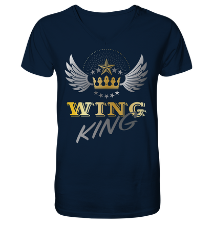 Goldwing - Wing King  - Herrn V-Neck Shirt