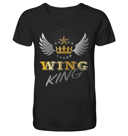 Goldwing - Wing King  - Herrn V-Neck Shirt