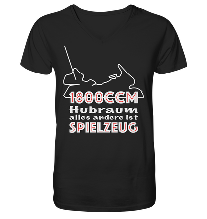 Goldwinger Spruch - 1800ccm Spielzeug - Herrn V-Neck Shirt