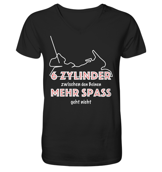 Goldwinger Spruch - 6 Zylinder - Herrn V-Neck Shirt