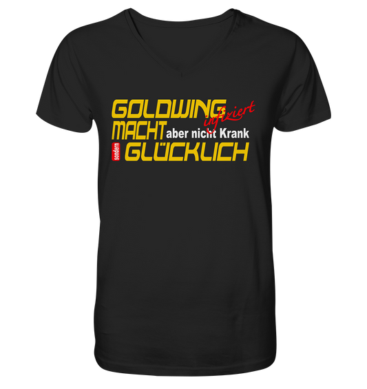 Goldwing macht Glücklich - Herrn V-Neck Shirt