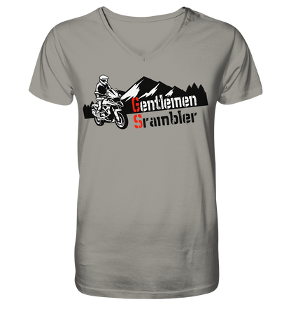 Gentlemen Scrambler - Abenteuer Biker - Herrn V-Neck Shirt