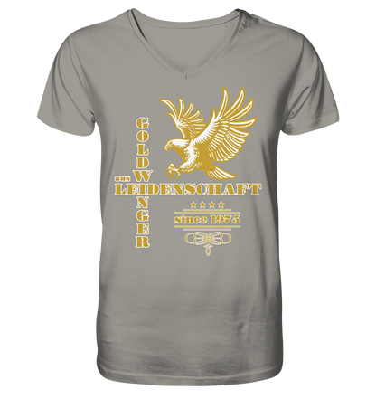 Goldwinger aus Leidenschaft seit 1975 - Herrn V-Neck Shirt