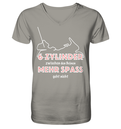 Goldwinger Spruch - 6 Zylinder - Herrn V-Neck Shirt