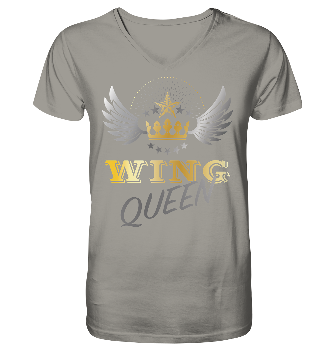 Goldwing - Wing Queen  - Herrn V-Neck Shirt