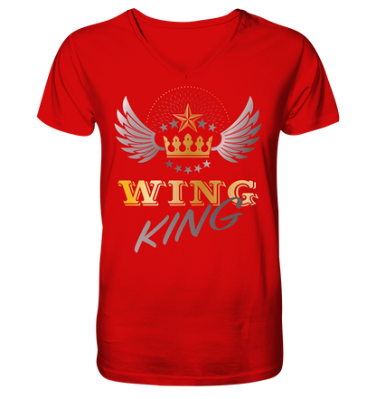 Goldwing - Wing King  - Herrn V-Neck Shirt