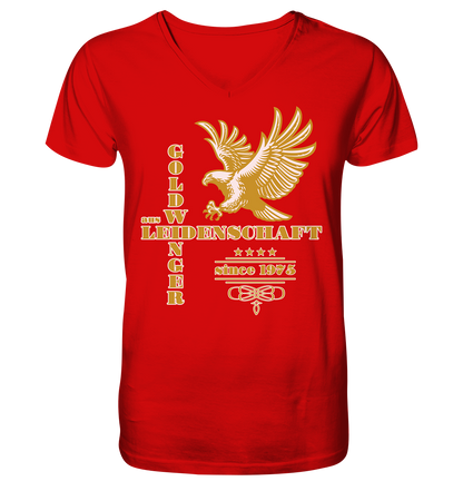 Goldwinger aus Leidenschaft seit 1975 - Herrn V-Neck Shirt