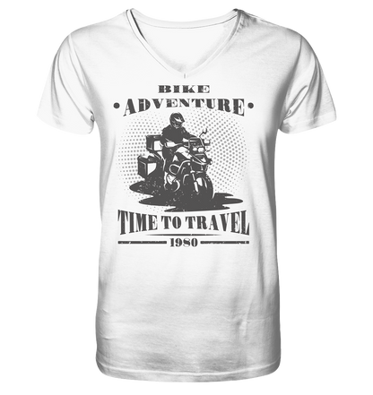 Adventure Bike 1980 - Herrn V-Neck Shirt