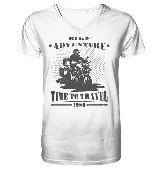 Adventure Bike 1980 - Herrn V-Neck Shirt