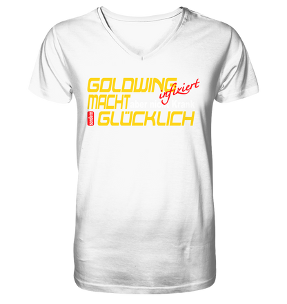 Goldwing macht Glücklich - Herrn V-Neck Shirt